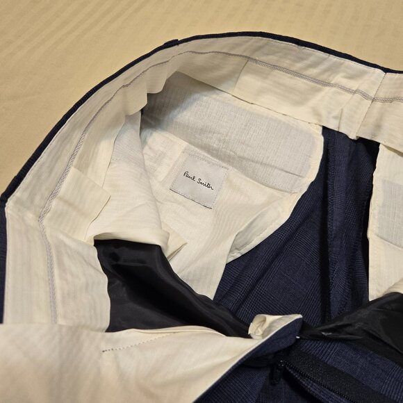 Paul Smith Italian Made 2 Button Single-Breasted Gents Pinstripe Suit - Picture 15 of 16